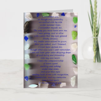 I remember youas though only yeste... card