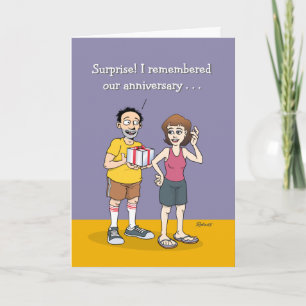 I Remembered Our Anniversary Card