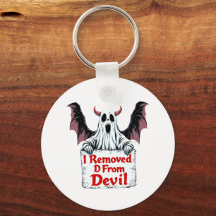 I Removed D from Devil – Dark Fantasy Gothic Key Ring