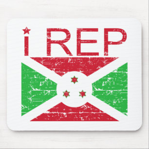 I rep Burundi Mouse Mat
