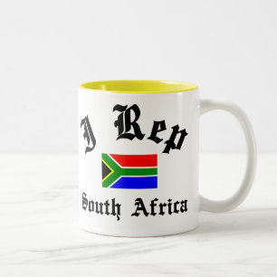 I rep South Africa Two-Tone Coffee Mug