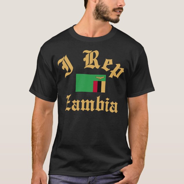 I rep Zambia T-Shirt (Front)