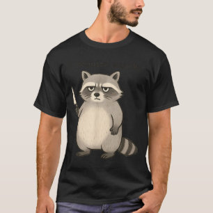 I Require Snacks Funny Mpy Raccoon Trash Meme Snac T-Shirt