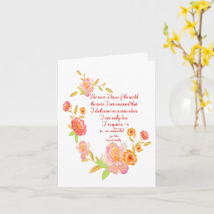 I Require So Much Sense & Sensibility Quote Card