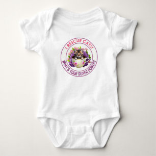 I RESCUE CATS! BABY BODYSUIT
