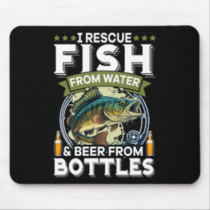 I Rescue Fish From Water And Beer From Bottles Mouse Mat