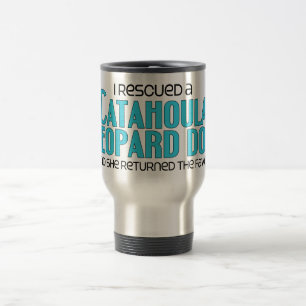 I Rescued a Catahoula Leopard Dog (Female Dog) Travel Mug