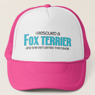 I Rescued a Fox Terrier (Female Dog) Trucker Hat