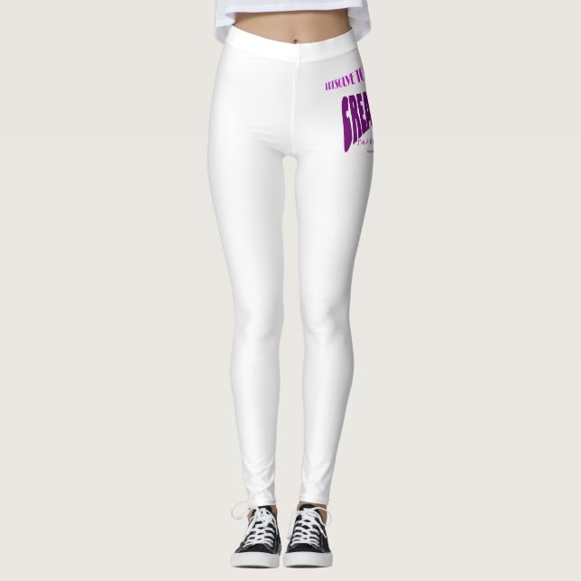 I Resolve To . . . Work Out Clothes! Leggings (Front)