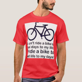 I ride a Bike T-Shirt