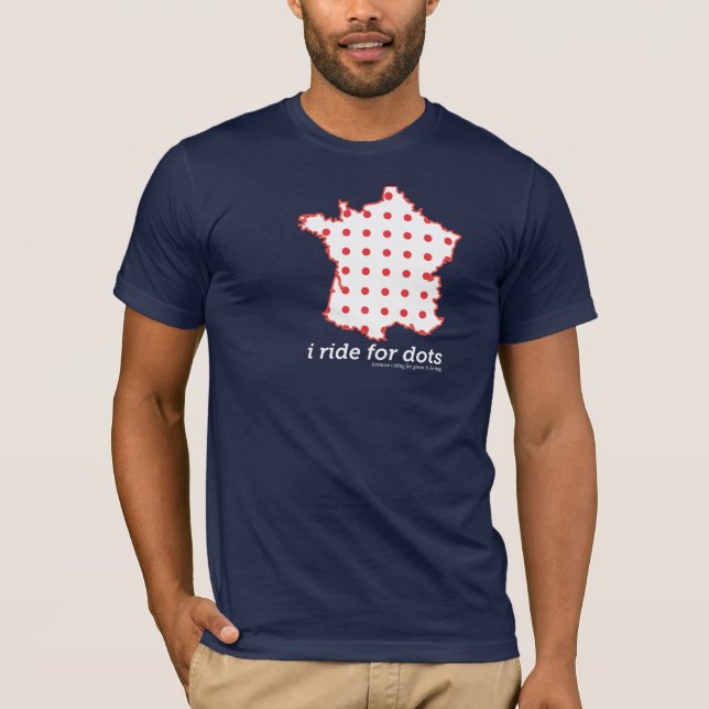 I ride for dots - dark T-Shirt (Front)