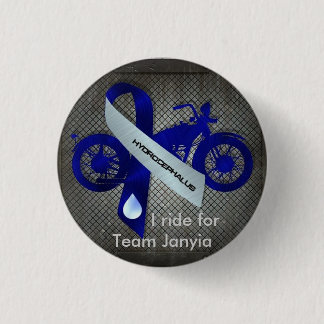 I ride for Team Janyia 3 Cm Round Badge