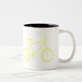 I ride my bike to work mug