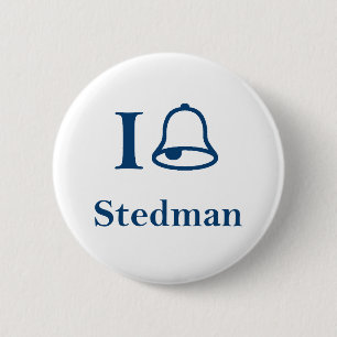 I Ring Stedman 6 Cm Round Badge