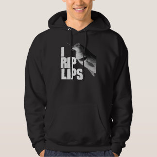 I RIP LIPS Hodded Sweatshirt DARK