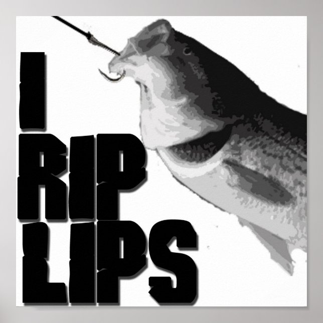 I RIP LIPS Poster (Front)