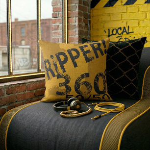 I-Ripper – Black & Gold Series Double Sided Cushion