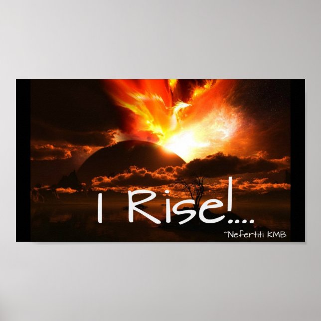 I Rise Wall Poster (Front)