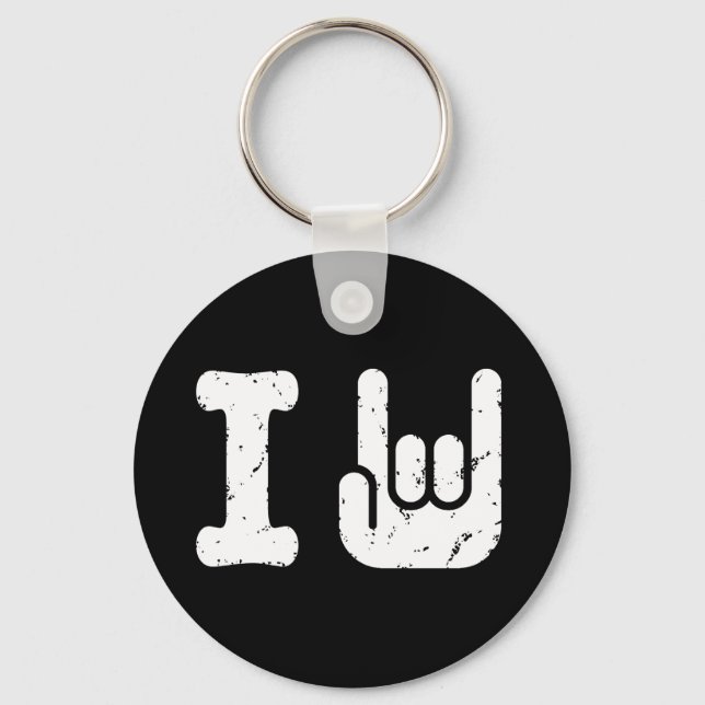 I Rock Key Ring (Front)