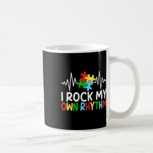 I Rock My Own Rhythm Autism Awareness Boys Kids Coffee Mug