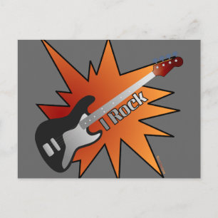 I Rock Postcard