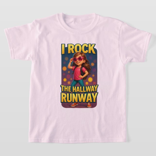 I Rock the Hallway Runway School Tee (Laydown)