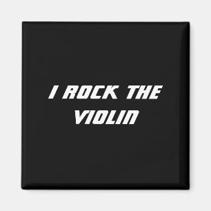 I Rock the Violin Magnet