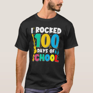 I Rocked 100 Days Of School Music T-Shirt