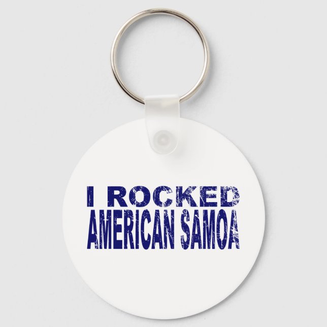 I Rocked American Samoa Key Ring (Front)