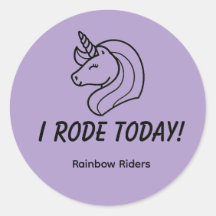 I Rode Today Lavender