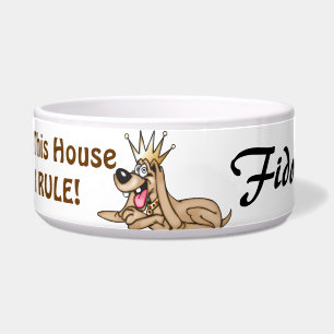 I Rule Customised Dog Bowls