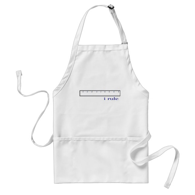 I rule - in the kitchen standard apron (Front)