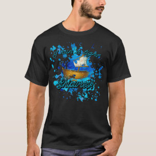 I run a tight shipwreck, sunken sailboat pun Pullo T-Shirt