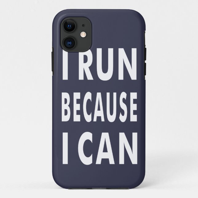 I run because I can iPhone SE + iPhone 5/5S Case (Back)
