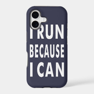 I run because I can iPhone SE + iPhone 5/5S Case