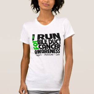 I Run For Bile Duct Cancer Awareness T-Shirt