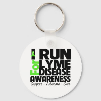 I Run For Lyme Disease Awareness Key Ring