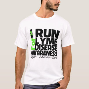 I Run For Lyme Disease Awareness T-Shirt