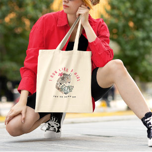 I Run Like A Girl Tote Bag