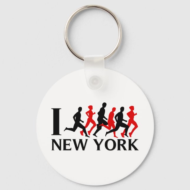 I RUN NEW YORK KEY RING (Front)