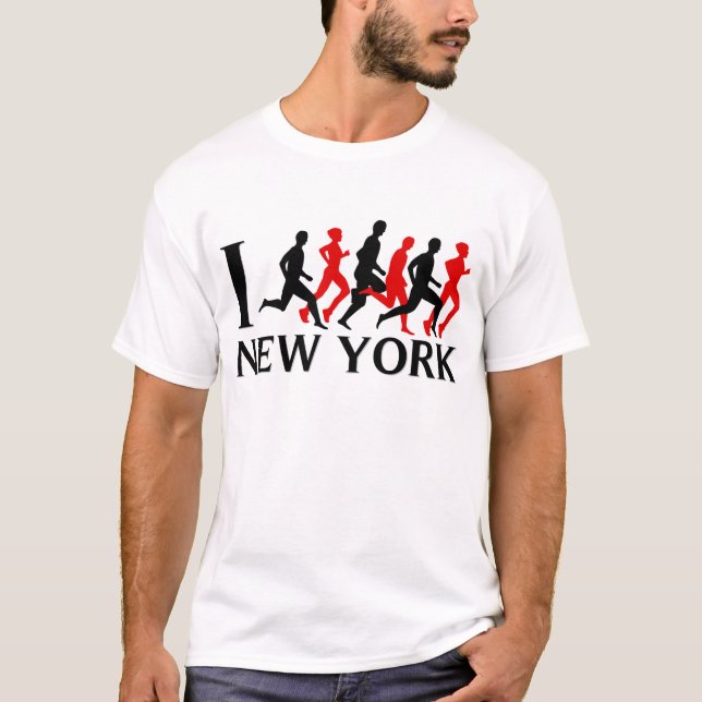 I RUN NEW YORK T-Shirt (Front)