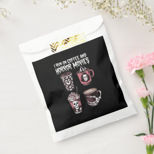 I Run on Coffee And Horror Movies Scary Halloween Favour Bags