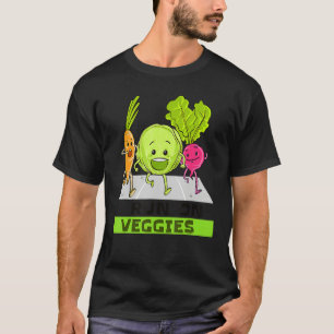 I Run On Veggies Vegan Running Vegetarian T-Shirt