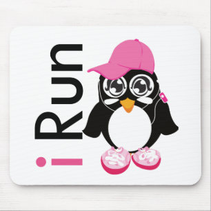 i Run Penguin Mouse Mat