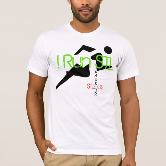 I Run STL T-Shirt (Front)