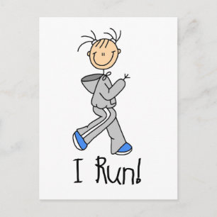I Run T-shirts and Gifts Postcard