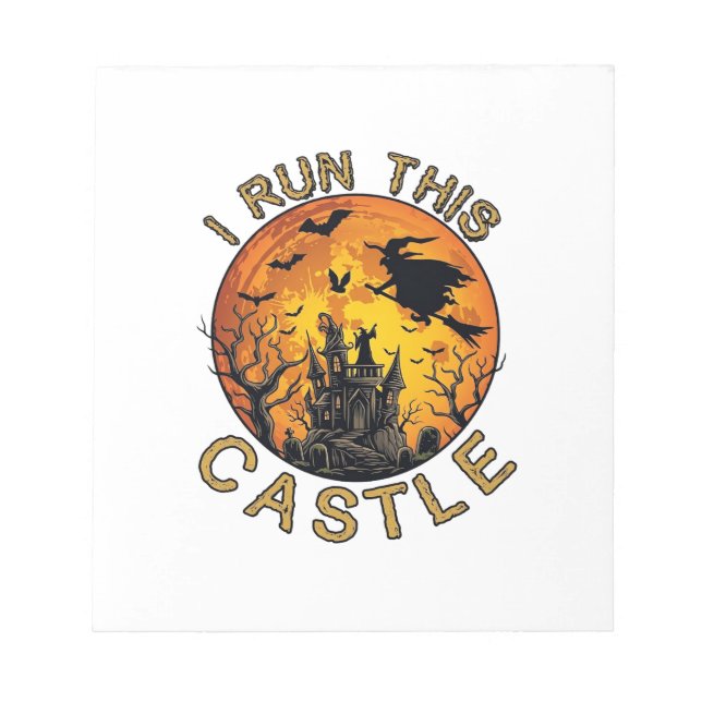 I run This  Halloween Haunted Castle (2)_1 Notepad (Front)