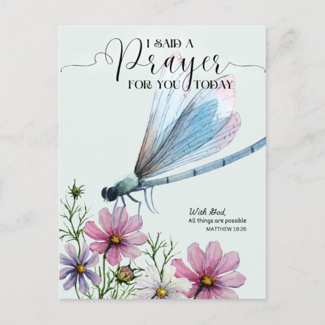 I Said a Prayer for You Today Card (Front)