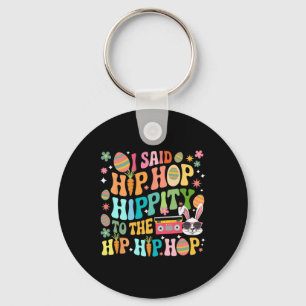I Said Hip Hop Easter Eggs Colourful Dancing Music Key Ring
