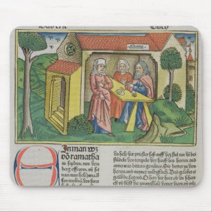 I Samuel 1:8 Elkanah comforts Hannah, from the 'Nu Mouse Mat